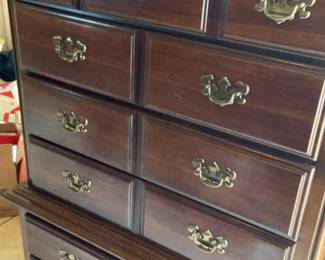 Tall Boy Six Drawer Dresser Made By American Drew, Inc