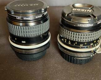 Two Nikon L37 52mm Lens
