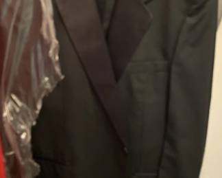 Mens Black Tuxedo And Three Suits
