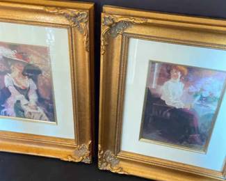 Two Vintage Oil On Canvas Pictures One Is By Howard Rogers With Signature