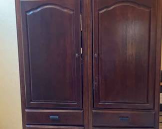 Dark Wood Entertainment Center