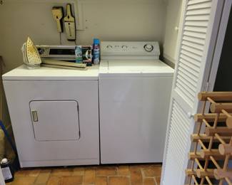 Whirlpool Dryer (left) Maytag Washer (right)