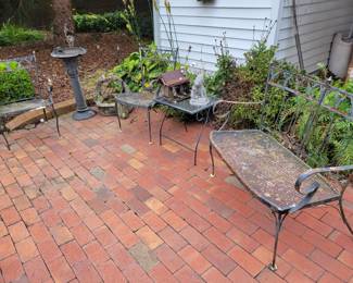 Wrought iron outdoor furniture 