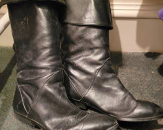 Black Bandouno leather boots