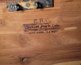 Forest Patk Line cedar chest