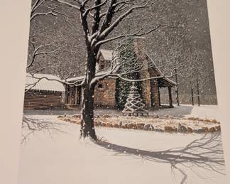 Bob Timberlake Winter Garden Print