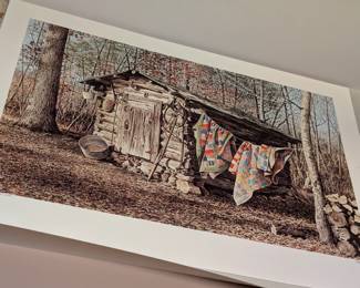 Mel Steel Tildas Cabin Print