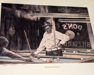 William Mangum Down at Dons Print