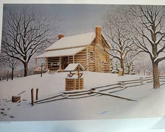 Joe Gilespe Winter Fantasy Print