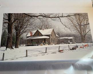 Bob Timberlake Gilleys Cows Print