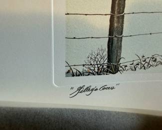 Bob Timberlake Print Gilleys Cows Print
