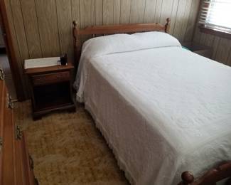 Full bed & cherry nightstand by Kenlea Crafts of Kenbridge, VA