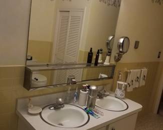 Double bath vanity' vanity light