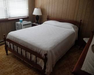 Full bed and cherry nightstand by Kenlea Crafts of Kenbridge, VA