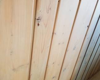 Pine paneling