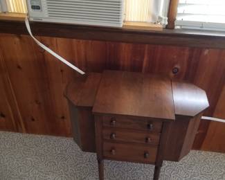 Sewing cabinet; window AC unit