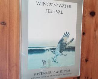 Wings 'n Water Festival framed poster