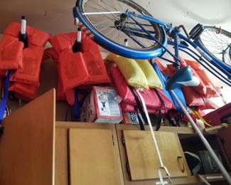 Life jackets; bike