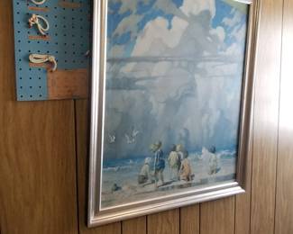 NC Wyeth framed print
