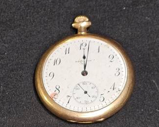 Hamilton Watch Co. Open Face Pocket Watch