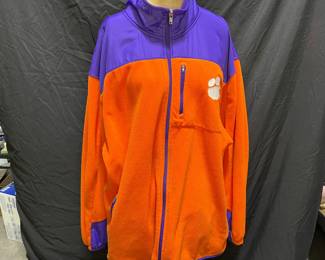 Clemson Genuine Stuff Fleece Jacket Mens XXL