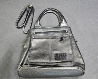 Relic Black Faux Leather Handbag/Shoulder Bag