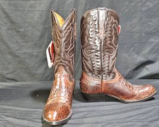 New with Tags Mezcalero Leather & Alligator Boots