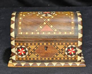 Cala-Honda Artesania Moorish Geometric Wooden Box