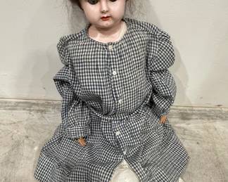 Early Composition Head Doll