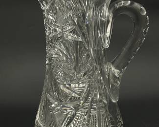 Brilliant Cut Glass Pitcher