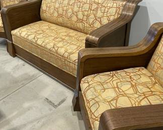Mission Era 3 Piece Sofa, Chair and Rocker