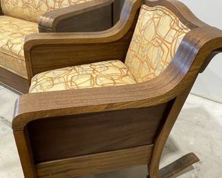 Mission Era 3 Piece Sofa, Chair and Rocker