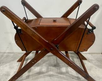 Nice Pine Swinging Butter Churn on Stand