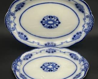 Flow Blue "Lorne" by Grindley