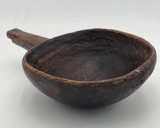 Hand Hewn Wooden Scoop