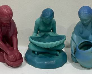 Large Collection of Van Briggle Pottery Incl. Rare Pieces