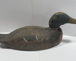 Wooden Mallard Decoy