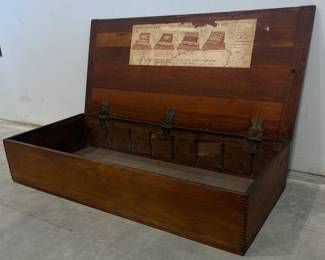 Ferry Seed Advertising Box with Lid
