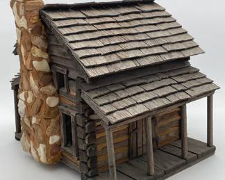 Folk Art Log Cabin