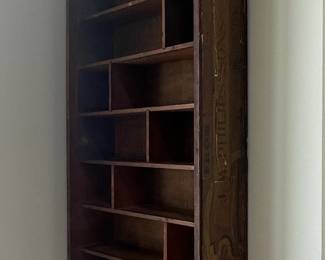 Divided Wooden Seed Advertising Box, J.M. Phillips & Sons