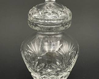 Brilliant Cut Crystal Jar with Lid
