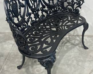 Cast Iron Patio Garden Bench