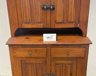Child's Size Blind Door Step-back Cupboard
