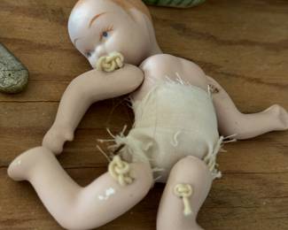 vintage little tiny baby doll 