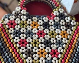 the sweetest beaded little purse 