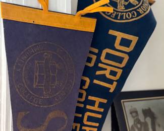 Vintage felted banners 