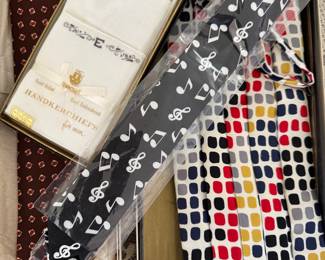 More cummerbun's  and ties (there are tons of vintage ties, bow ties, cummerbuns and more 