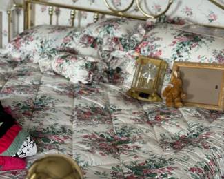 king size brass headboard and footboard 