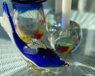 blown glass fish 