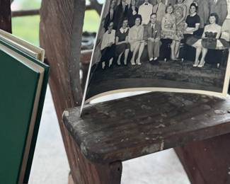 Antique little step stool 